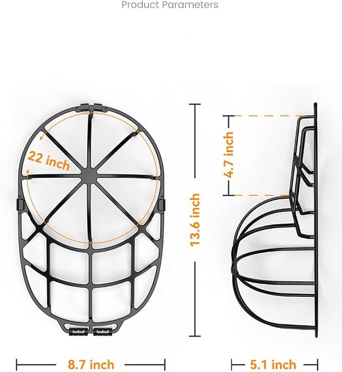 Eternatastic Hat Washer Cage Baseball Cap Washing Cage Hat Washer - Image 5