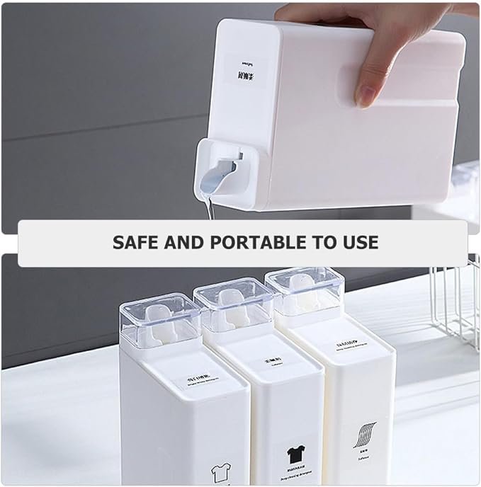 Large Capacity Laundry Detergent Bottle Multipurpose Refillable Soap Dispenser - Image 3