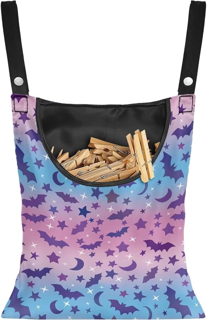 Halloween Bat Clothespin Bag by Bivxisrvo