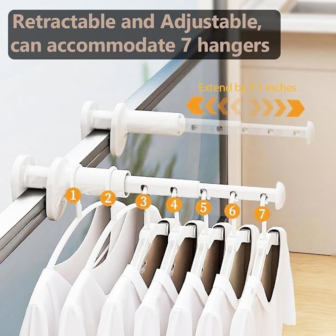 2 Pack Foldable Travel Hangers, Clothes Drying Rack - Image 5