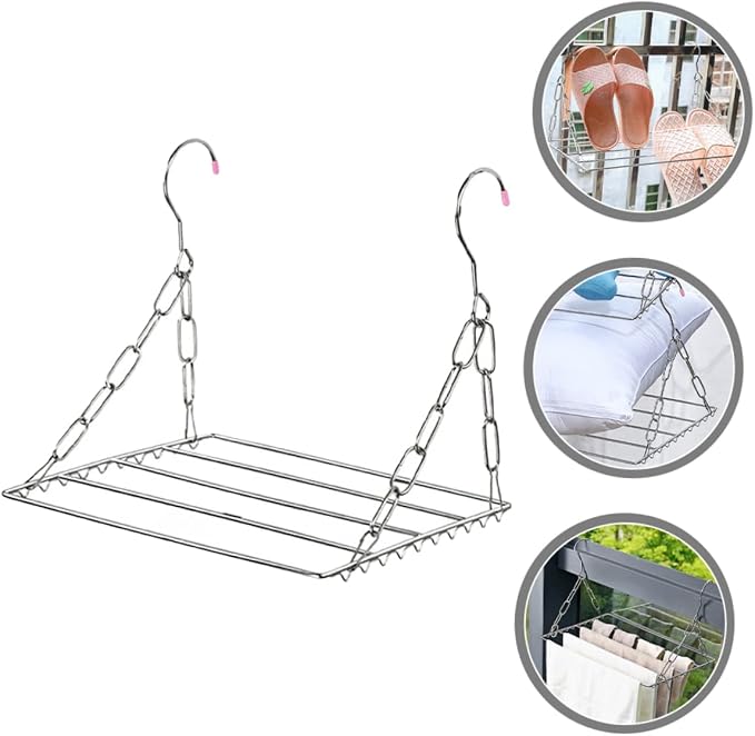 GLEAVI Outdoor Clothes Drying Rack Heavy Duty Hooks - Image 5