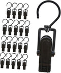 20pcs Hook Swivel Clamp Laundry Hook Scarves Hangers Multi-Purpose Hanger Boot by cabilock
