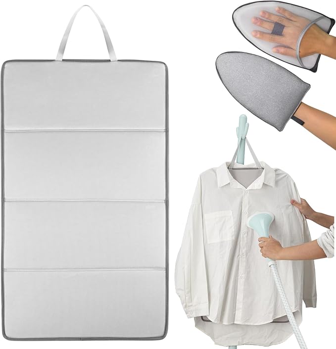 Steamer Board for Clothes with Ironing Glove, Stand for Steaming Clothes by Shouken