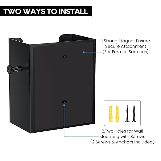 THYGIFTREE Magnetic Glove Box Holder 2 Pack, Wall Mount Metal Rubber Disposable - Image 3
