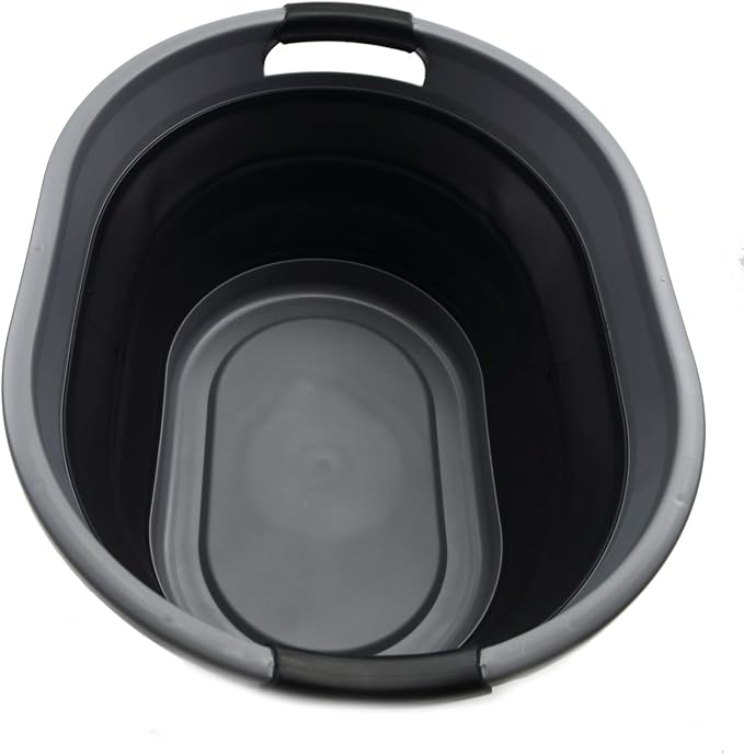SAMMART 32L Collapsible Plastic Laundry Basket by SAMMART