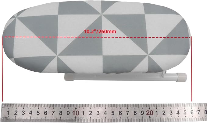 Oedema Mini Ironing Board 10.2" Portable Folding Ironing Board Cloth Cover - Image 3