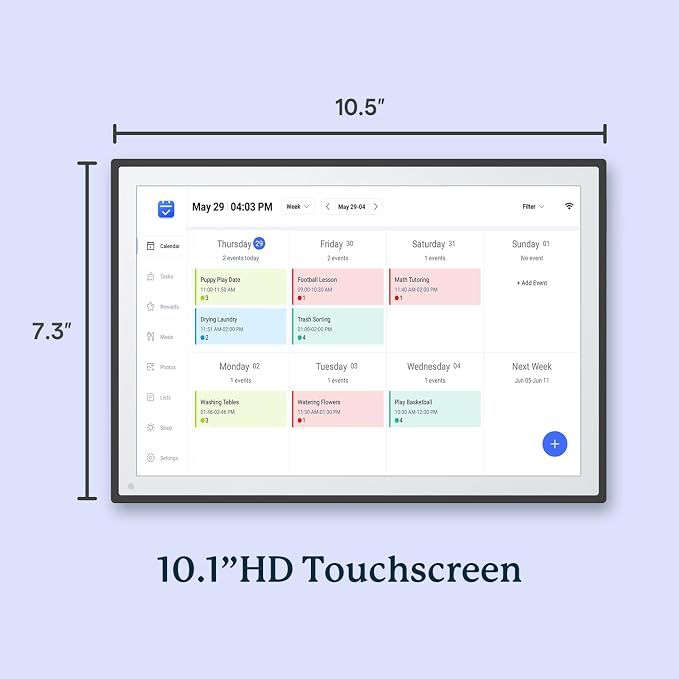 Digital Calendar, Smart WiFi Electronic Calendar&Chore Chart, IPS Touch Screen - Image 7
