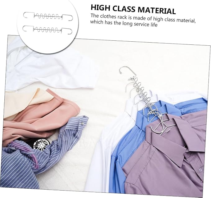 1set Multi Hole Clothes Drying Rack Hangers - Image 4