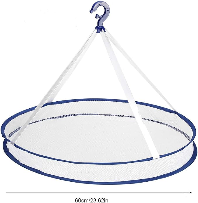 OUKENS Round Drying Rack, 23inch Foldable Underwear Dryer, Collapsible Hanging - Image 4