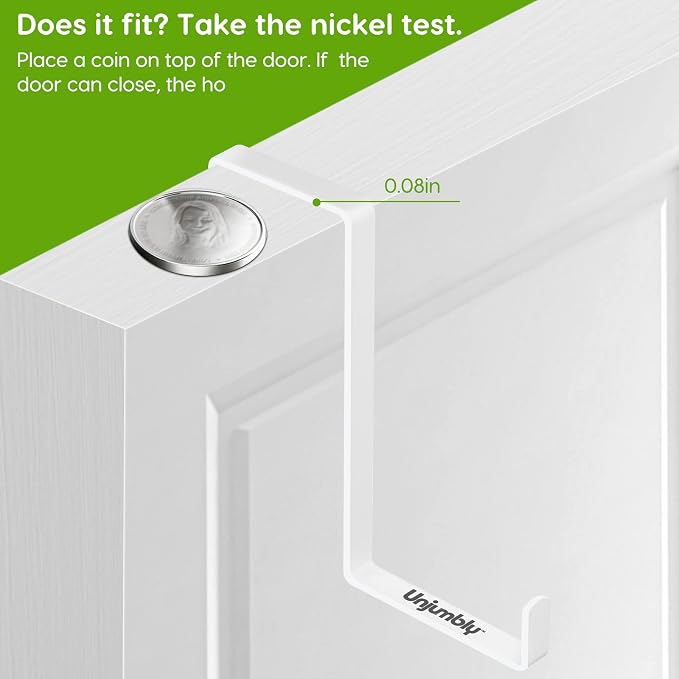 Unjumbly 4 Pack Over The Door Hooks - Image 5