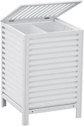 Bamboo Laundry Hamper with Lid, 120L Large Double Laundry Basket with Removable by Thalomely