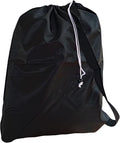 Small Laundry Bag, Drawstring, Carry Strap, Lock Closure, Color: Black by Laundry+Bag+Store+Online
