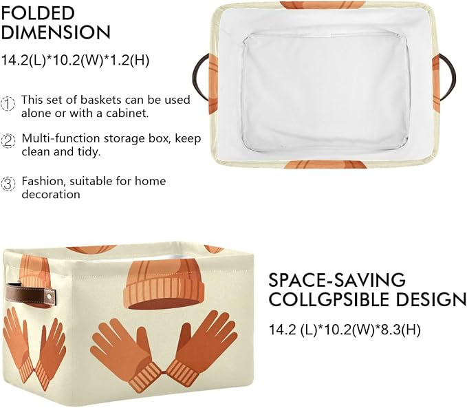 Christmas Open Home Storage Bins - Image 2