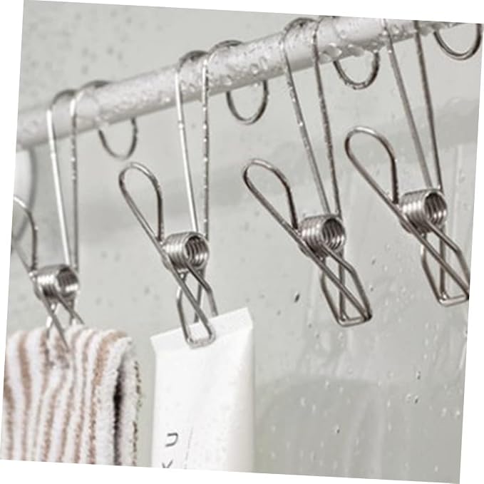Luxshiny 12pcs Stainless Steel Hanger Hooks - Image 5