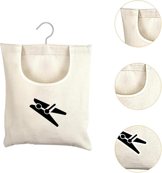 Clothespin Storage Bag Organizer Multipurpose Clothes Pin Hanging Bag Clothes - Image 2