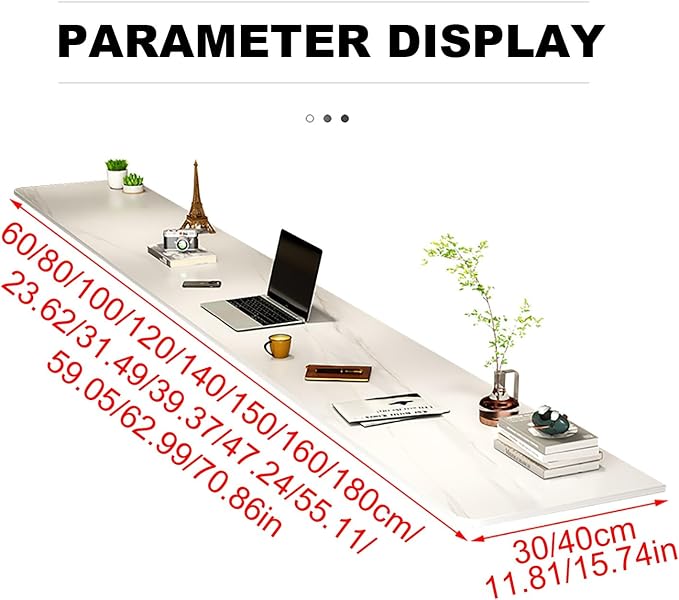 Folding Wall-Mounted Drop-Leaf Table Wall Mounted Folding Workbench Laundry - Image 2