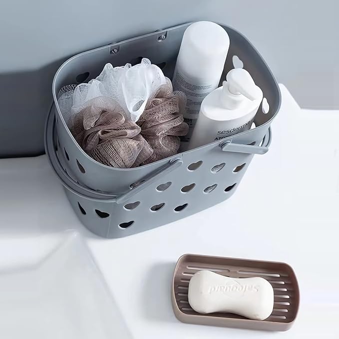 Anyoifax Portable Shower Caddy Tote Plastic Storage Basket - Image 7