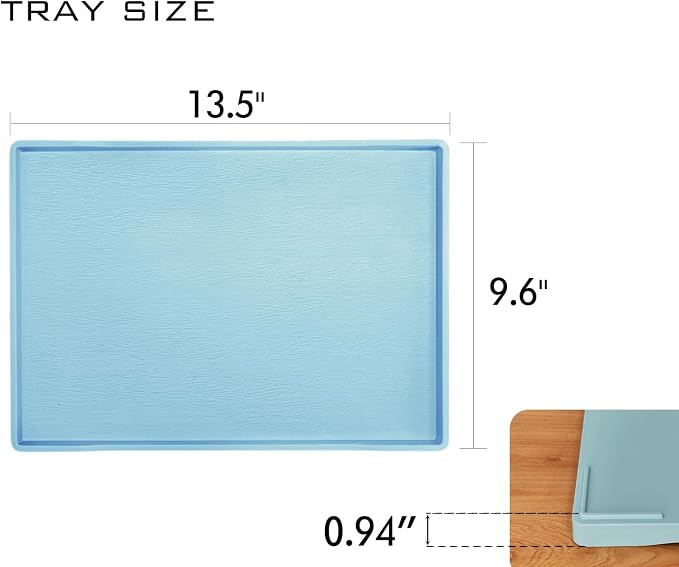 Blue Serving Tray for Serving Accessory, Perfume and Display Use, Vanity & - Image 6