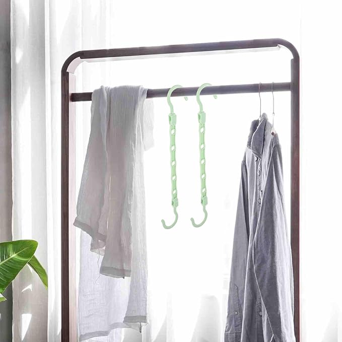Veemoon 6pcs Space Saving Clothes Hangers Set - Image 7