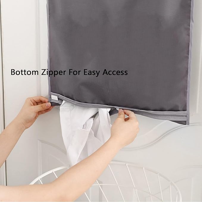 Resdenio Hanging Laundry Hamper Bag, Portable Laundry Bag, Large Foldable Wall - Image 4