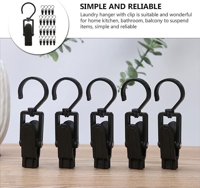 Rotatable Boot Hangers Hat Clips Laundry Hooks Multi-use Folding Hooks Hat - Image 8