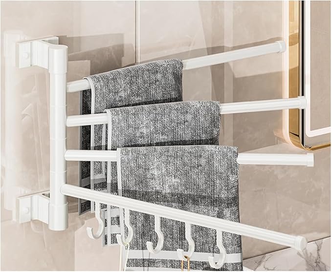 Swing Out Towel Bar Wall Mounted, Towel Rack by Unknown