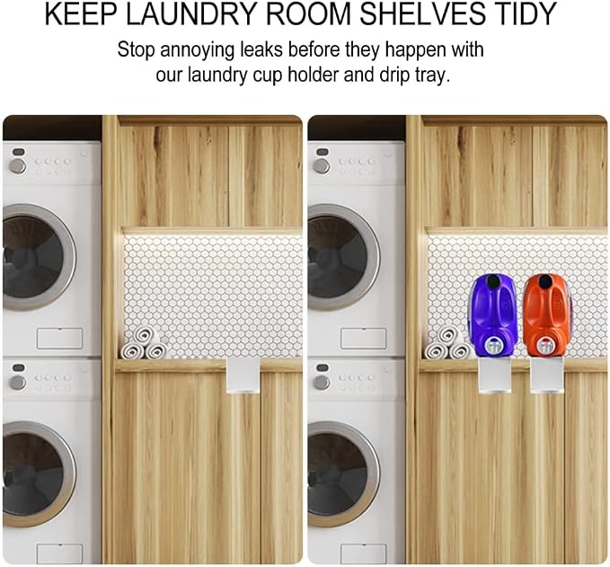 2pc Laundry Detergent Cup Holder, Laundry Fabric Softener Drip Catcher - Image 9