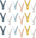 Luxshiny 50pcs Non-Slip Strong Plastic Clothespin Clips by Luxshiny