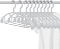 Plastic Clothes Hanger, Extra Thick Plastic Wide Shoulder Adult Slip Resistant by GEMWONDER