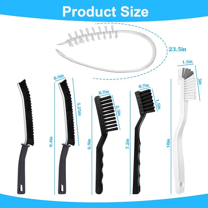 XANGNIER Washing Machine Cleaning Brush Kits, Front Load Washer Scrub Cleaner - Image 5