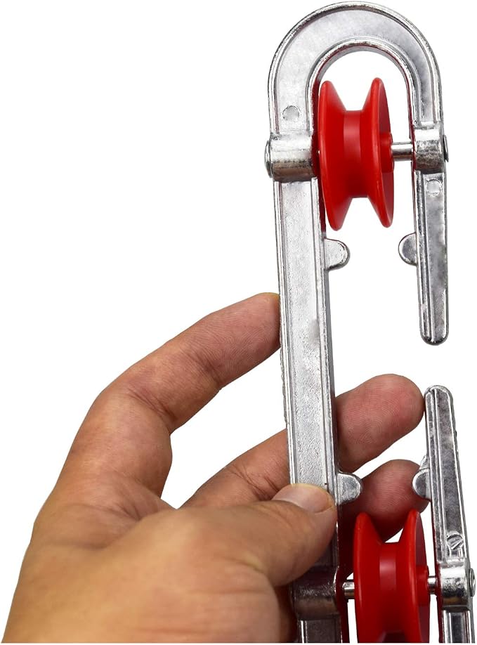 Plastic Aluminum Clothesline Separator Spreader Pulley - Image 5