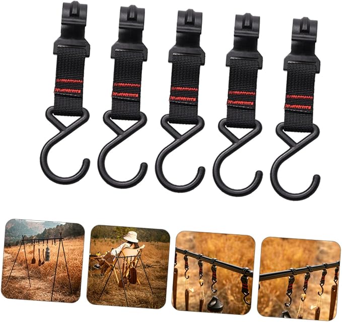 Camping Hook Portable for Hooks Camping Accessory Hanger Awning Hook Hangers - Image 7