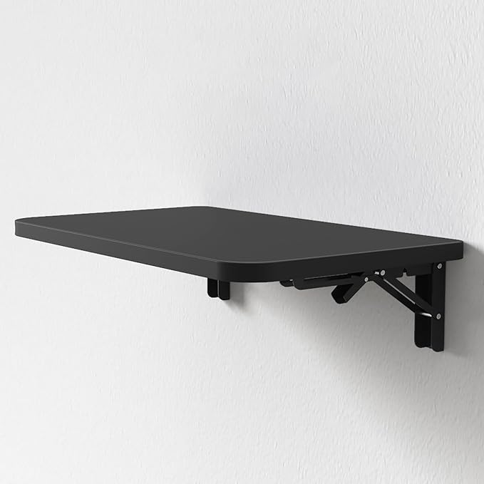 Wall Mounted Fold Down Desk Laundry Folding Wall Table Drop Leaf Wall Shelf - Image 7