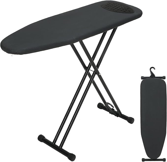 Ironing Board 43x13 with Iron Rest, RAINHOL Compact Iron Board Full Size with by RAINHOL