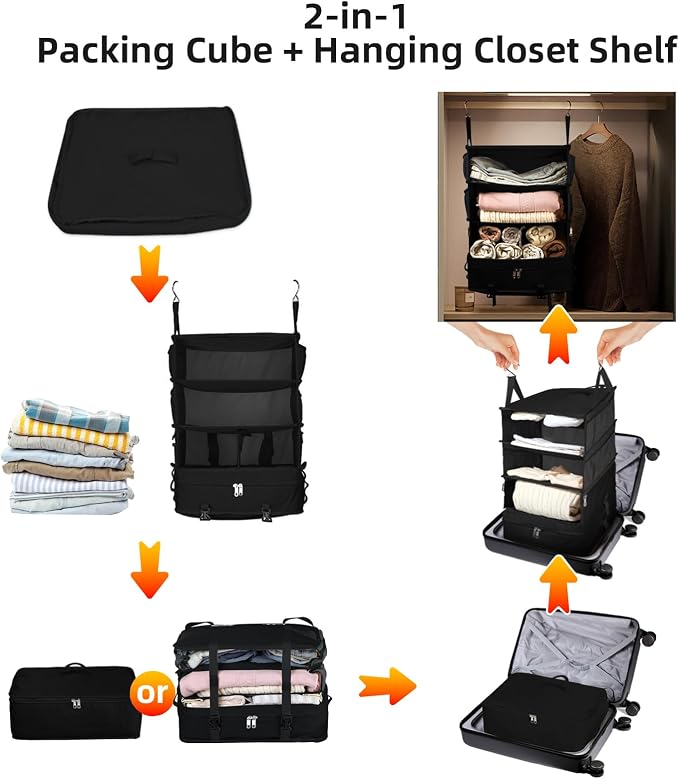 Bukere Hanging Travel Packing Shelves - Image 2