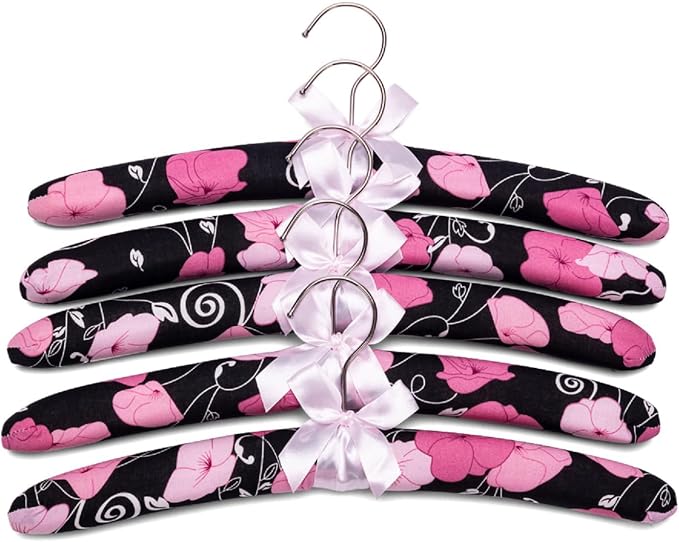 Anti-Slip Satin Padded Clothes Hangers by Madiy