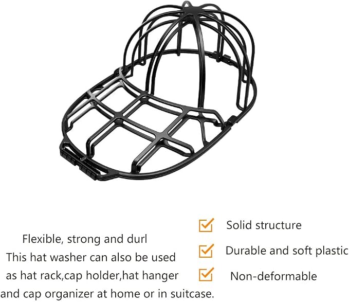 Hat Washer for Washing Machine，Baseball cap cleaning protector and baseball - Image 3