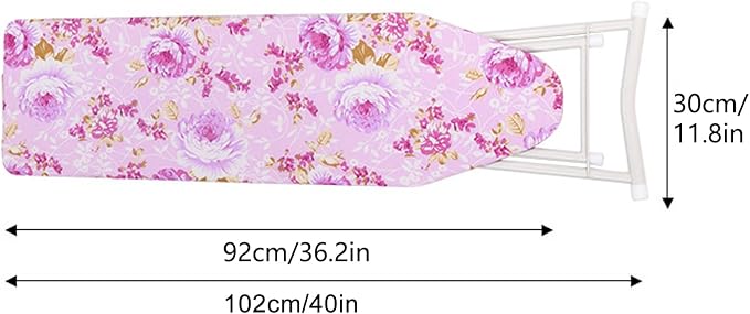 36'' Ironing Board, Ironing Board Full Size, Extra-Wide Clothes Iron Boards - Image 6