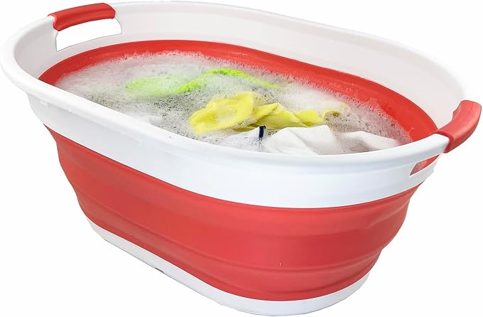 SAMMART 39L Collapsible Plastic Laundry Basket - Image 6