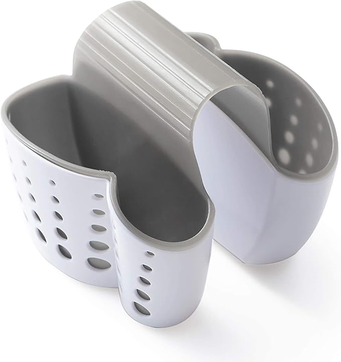 VANVENE Kitchen Sink Shelf Soap Sponge Drain Rack Holder Double Decker Hanging by Unknown