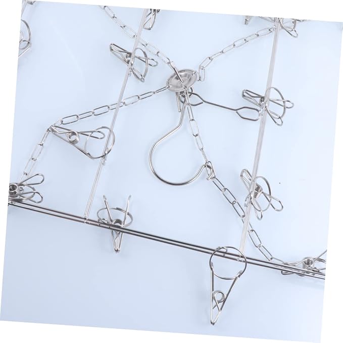 ABOOFAN Multifunctional Windproof Hook Rack Pegs Drying Hangers Space Saver - Image 5