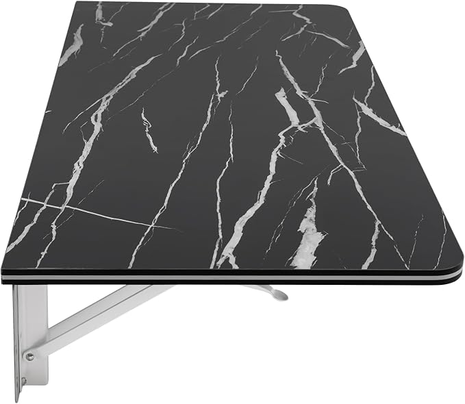 Folding Wall Mount Desk, Floating Computer Desk Fold Down Table - Image 6