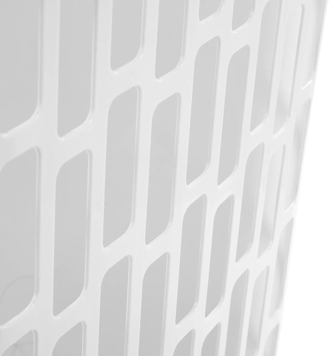 Rectangular Open Plastic Laundry Basket - Image 8