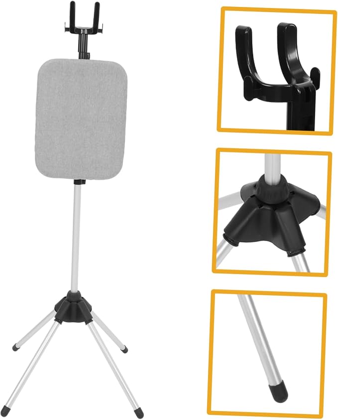 Telescopic Garment Steamer Rack Foldable Clothes Drying Stand Sturdy Four-Leg - Image 8