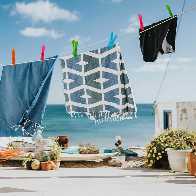 72Pcs Plastic Clothes Pins, Beach Towel Clips Small Heavy Duty, Laundry Clips - Image 5