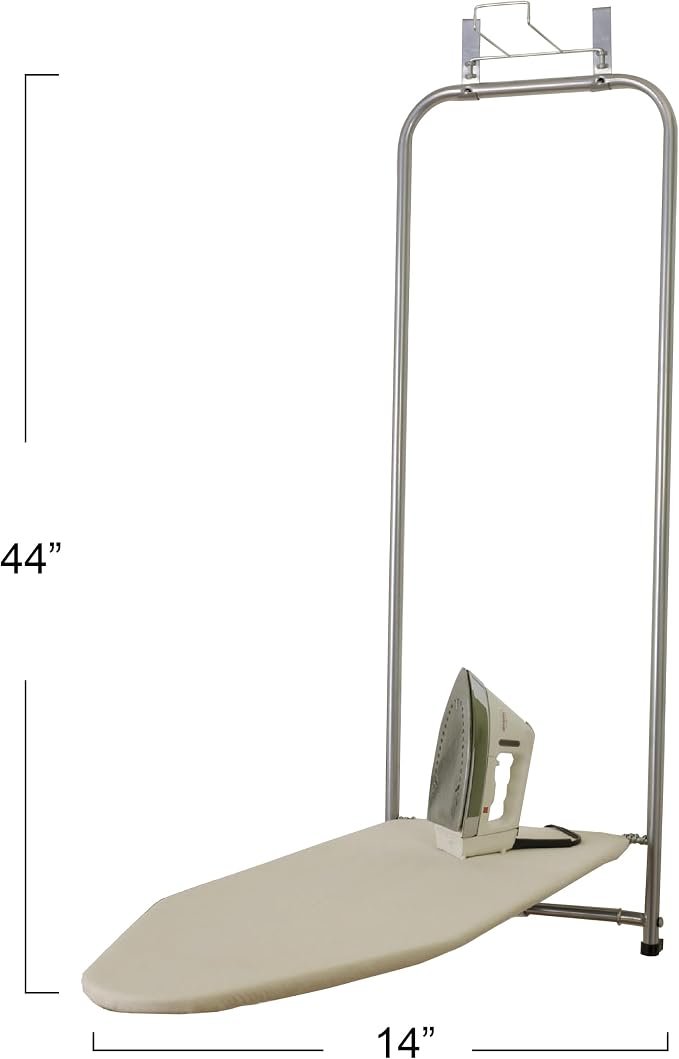Household Essentials 144222 Over The Door Small Ironing Board - Image 2