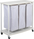 Household Essentials 3-Bag Laundry Sorter, Smooth Laminate Shelving, Sturdy by HouseholdEssentials