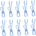 10pcs Hanging Hooks Clothes Clips Hooks Socks Drying Clip Kitchen Laundry by LABRIMP