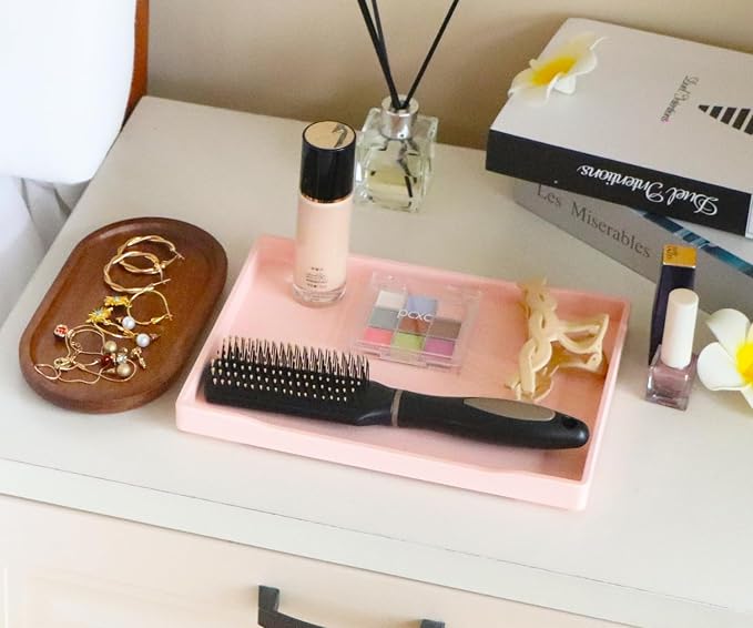 Pink Small Serving Tray, Countertop Organizer - Image 2