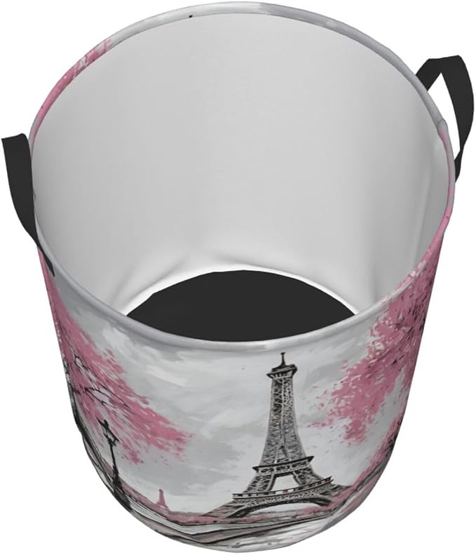 Paris Eiffel Tower Laundry Hamper Bag - Image 2